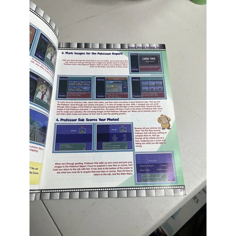 Pokemon Snap Prima Official Strategy Guide Nintendo 64 N64 Complete Book Manual